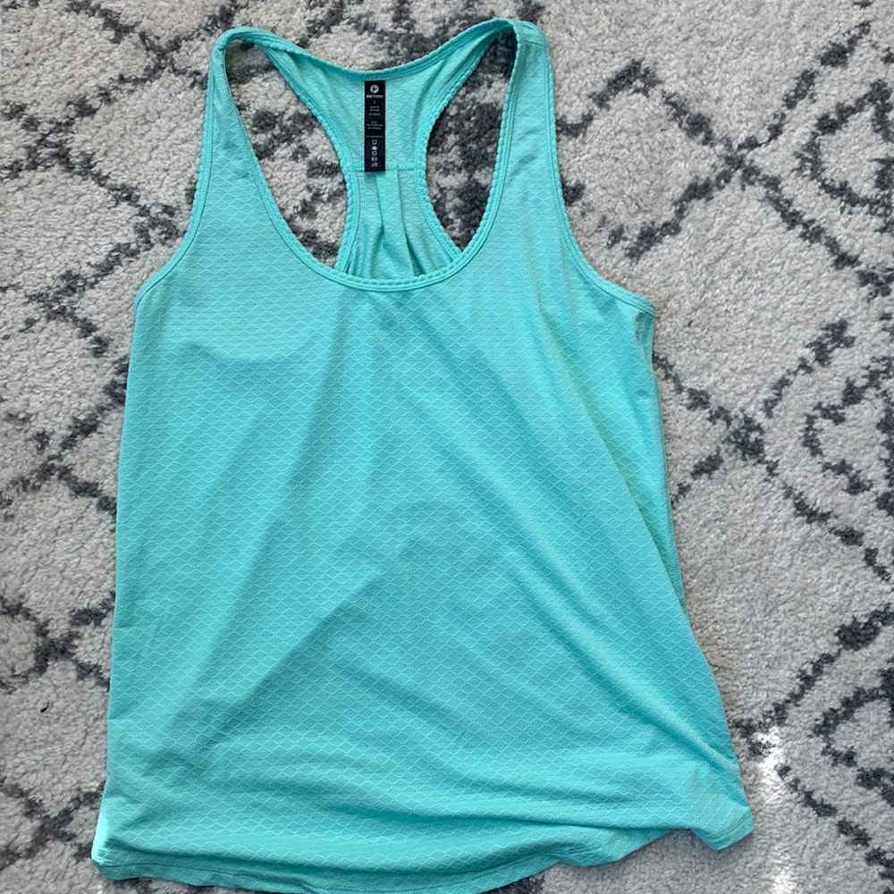 Teal workout tank